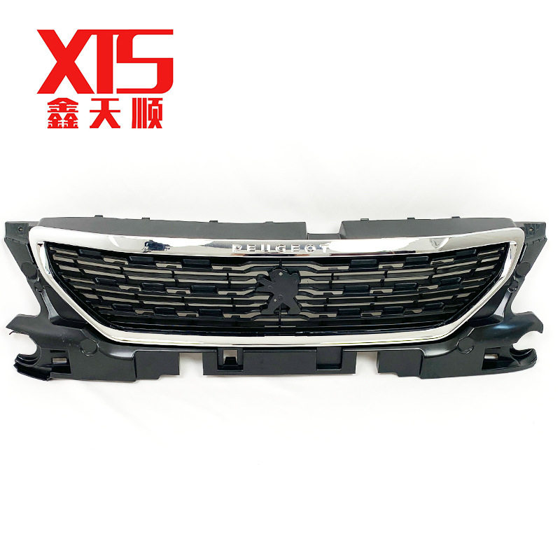 适用标致新301中网总成中网亮条格栅电镀YL00471780/YL00471880