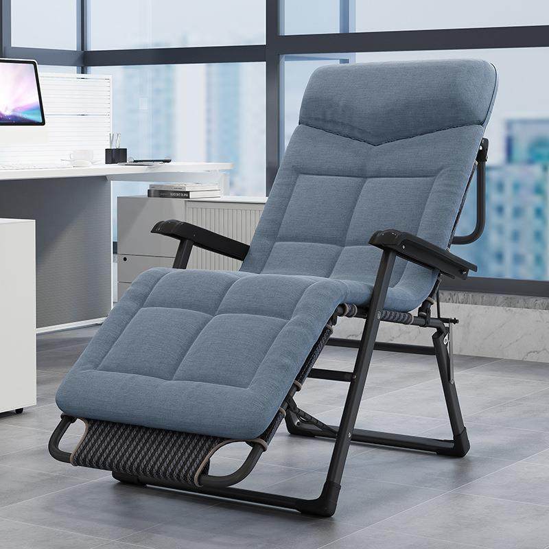 躺椅折叠椅午休可躺椅子阳台家用休闲便携办公室新款午睡两用睡椅