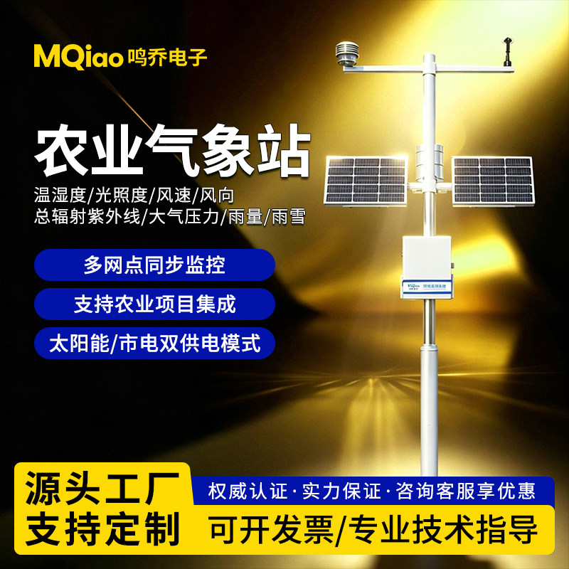 小型农业气象站气候观测站雪量四情监测设备智慧农田种植园自动