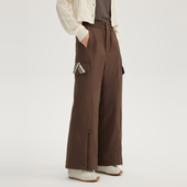 冬季 新款 女微喇收腰时尚 艾莱依户外运动羽绒裤 秋冬宽松防寒裤 保暖