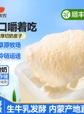西域美农内蒙古奶皮子酸奶plus酸奶1kg内蒙特产非冷萃干噎酸奶