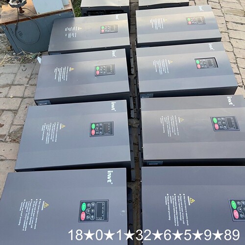 英威腾变频器45kw/55kw处理因工厂改造换新