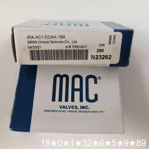 MAC电磁阀 45A-AC1-DDAA-1BA