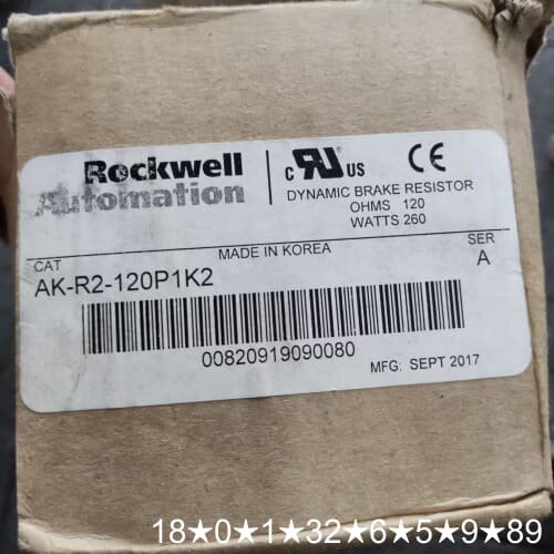 Rockwell Automation动态刹车电阻AK-R2