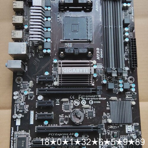GA-970 -DS3P主板 支持FX AM3实图拍摄