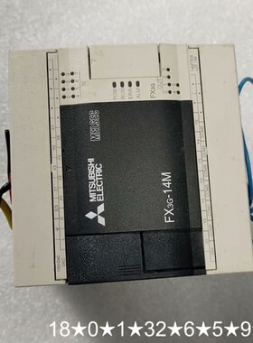 PLC，FX3G－14MT/ES－A.成色如图，实物