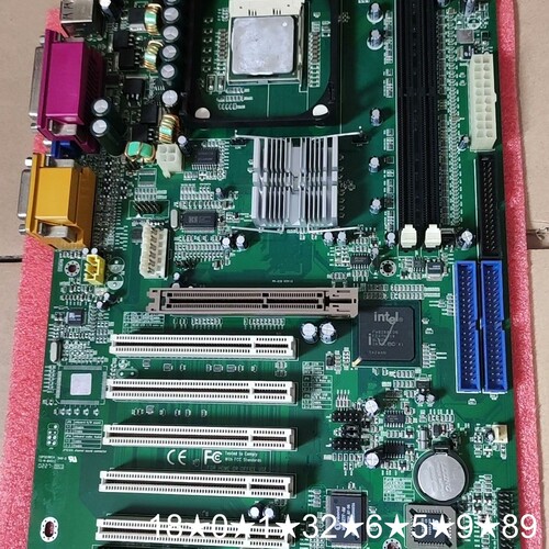 845G主板4G4A工业设备用主板 5个PCI 插槽 集成
