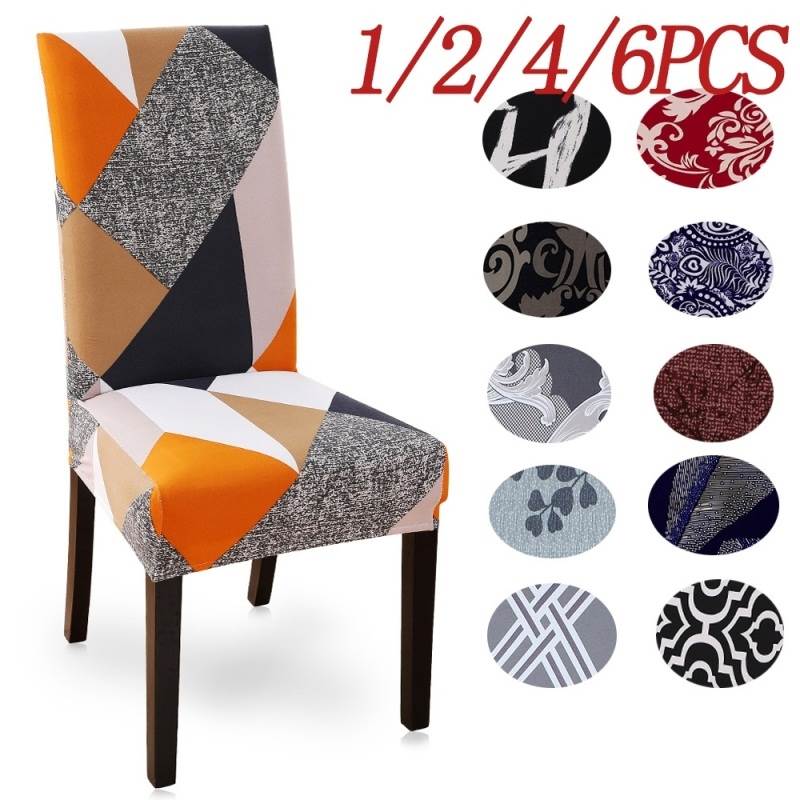 Spandex Chair Covers Printed Stretch Elastic Universal Chair