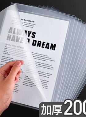 folder a4, two page office file set, single transparent