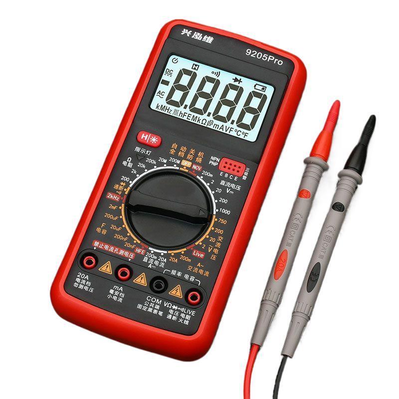 兴泓维9205Pro高精度智能防烧数字万用表多功能万用表电工专用