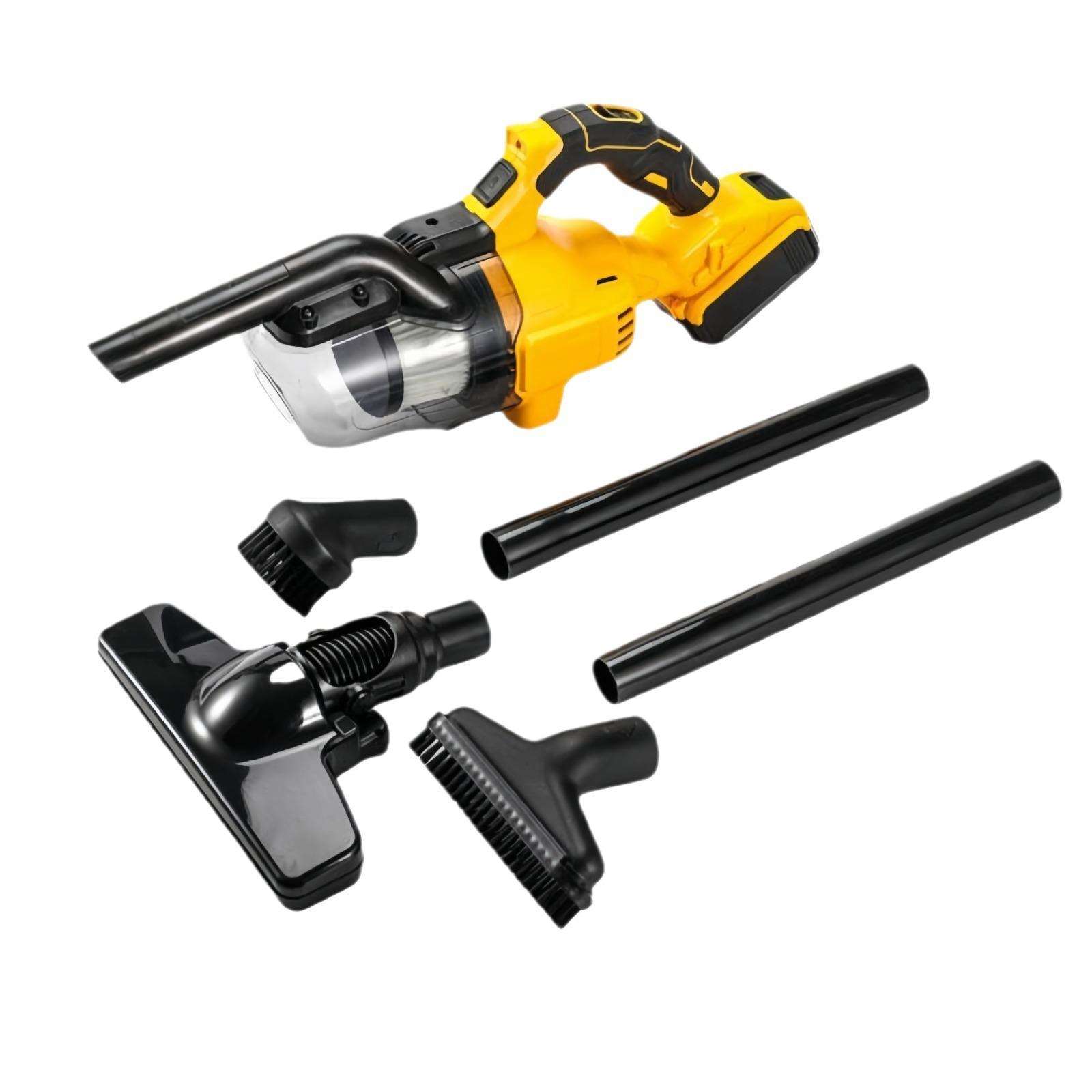 无线锂电吸尘器锂电便携式手持家用车载用强劲吸力多功能吸尘器