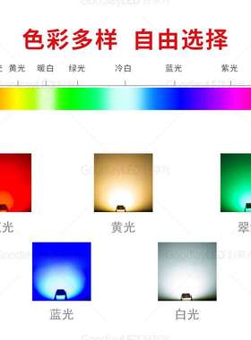 厂家 335红色LED贴片灯珠 侧面白光 侧发光高亮贴片LED灯珠