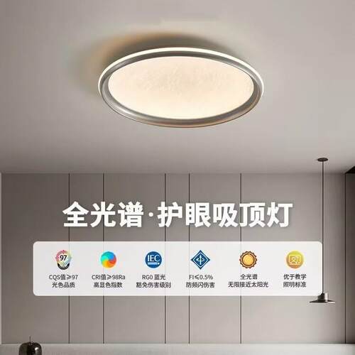 轻奢卧室灯现代简约led灯2025新款灯具北欧家用卧室房间吸顶灯具