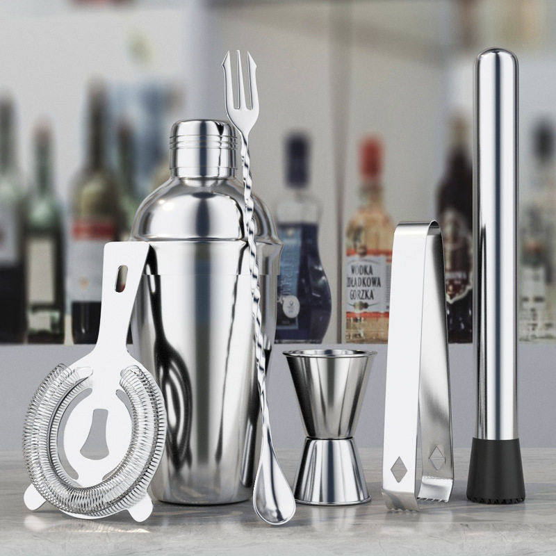 不锈钢雪克杯手摇调酒器柠檬茶鸡尾酒吧工具滤冰器 调酒器套装,餐饮具,调酒器,淘宝优惠券,粉丝福利购,淘宝优惠卷