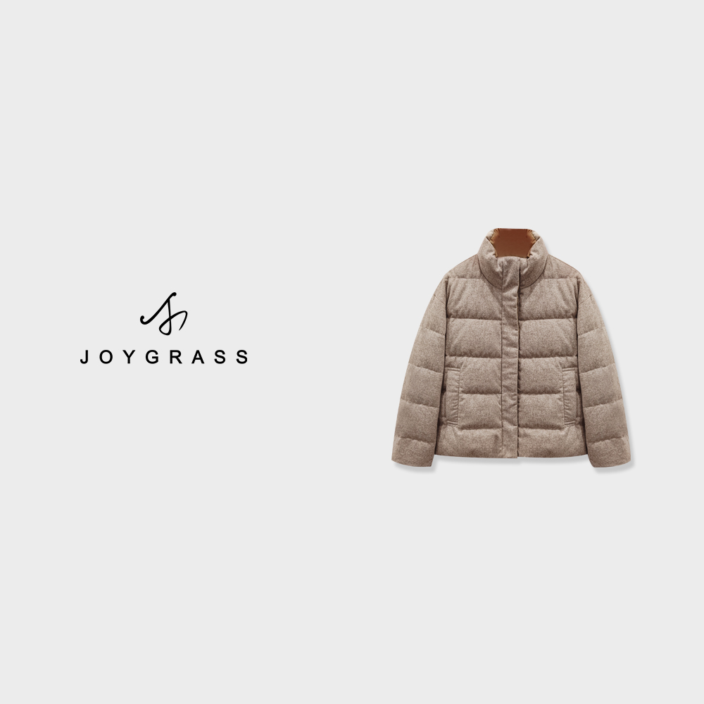 JOYGRASS【雪线旧约·】意式廓形羽绒服Y-07033