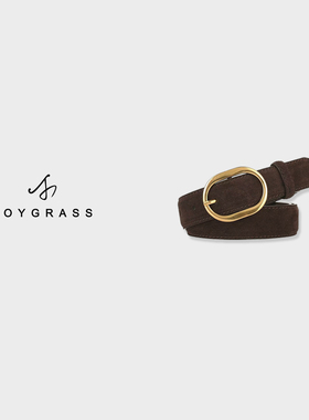 JOYGRASS【鎏沙夜巡】复古扣饰皮带PD-05135