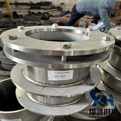 柔性不锈钢防水套管国标a型专业穿墙预埋止水翼环镀锌防腐蚀