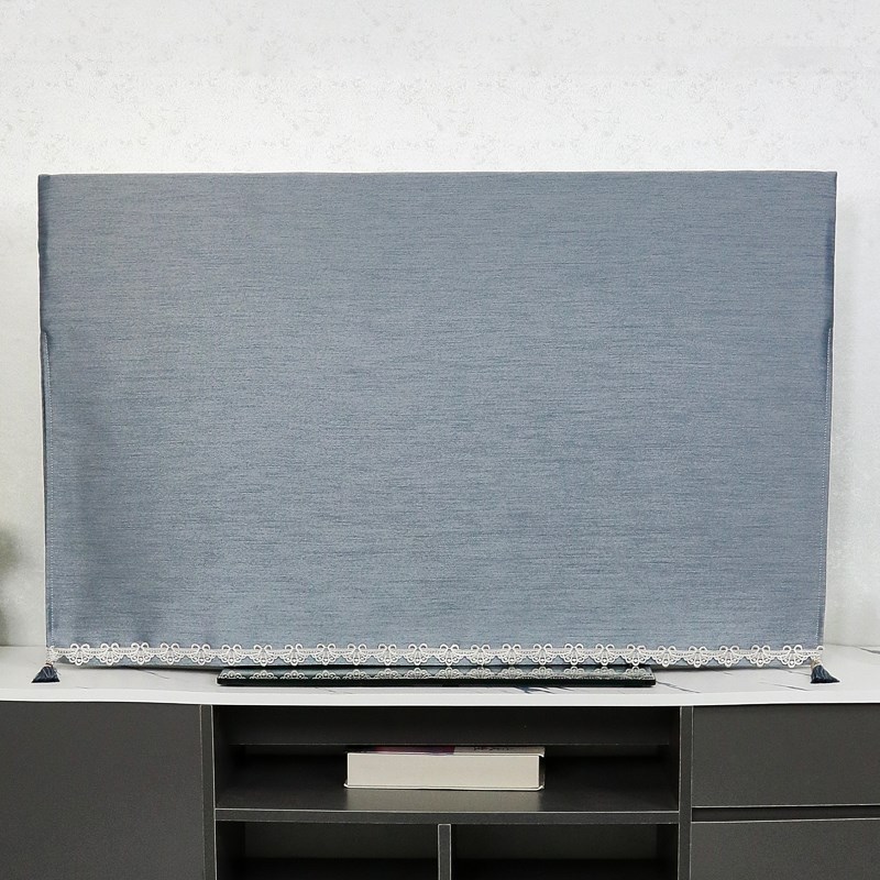 电视机防尘罩套2023年新款55英寸65寸75壁挂式罩子液晶纯色电视布