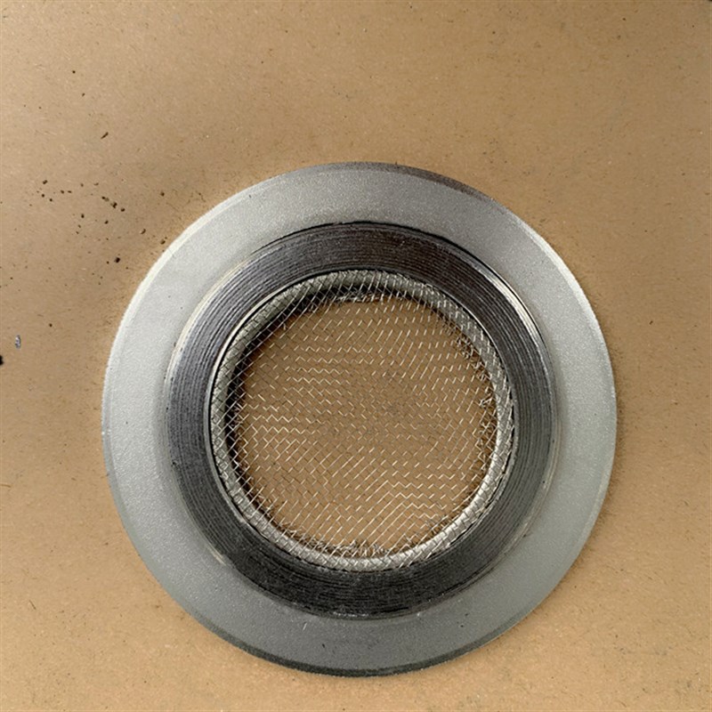 金属缠绕垫片内外环耐高温高压金属石墨四氟缠绕垫不锈钢304ABD型