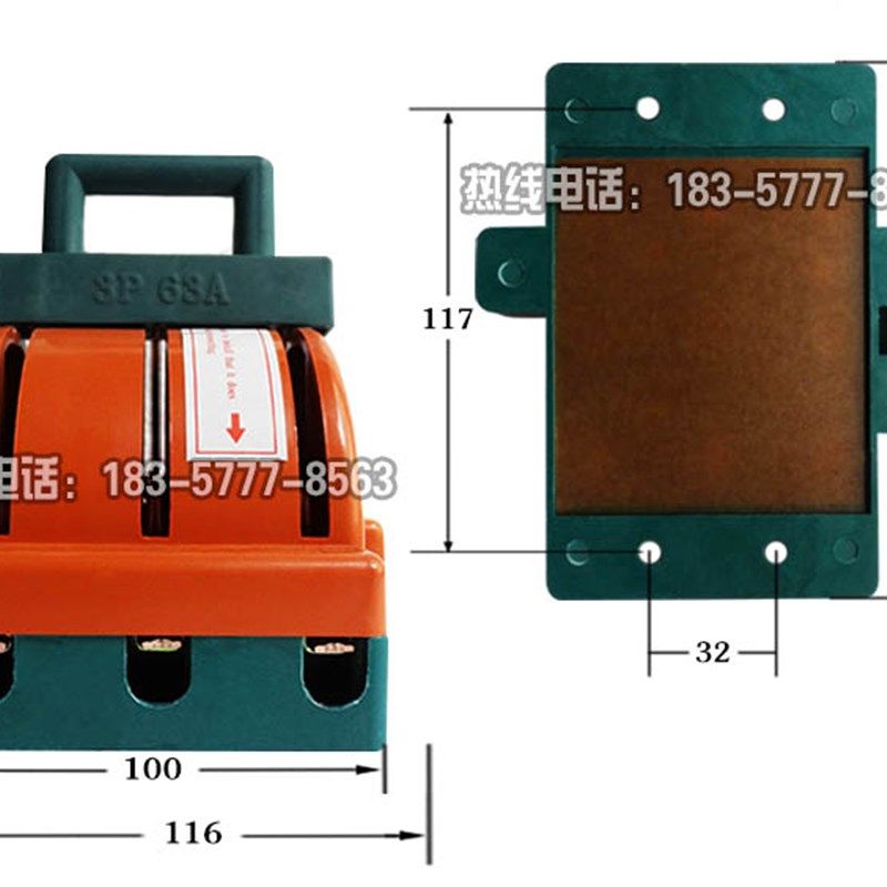 3P 63A 双电源转换切换开关 三相三线双投倒顺闸刀开关 380V 纯铜