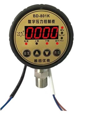 凯迅仪表数字压力表 水泵压力开关 控制表BD-801K高压停低压启动