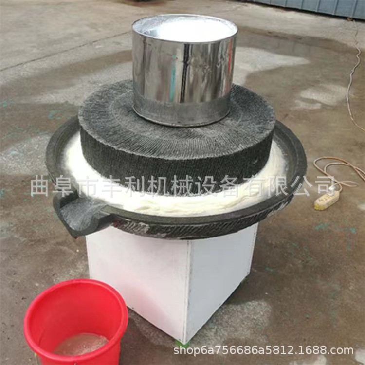 花岗岩石电动石磨 景区观赏老式石碾 干辣椒碾压粉碎石碾