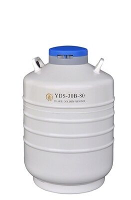 成都金凤美国查特运输型液氮生物容器YDS-30B-80液氮罐