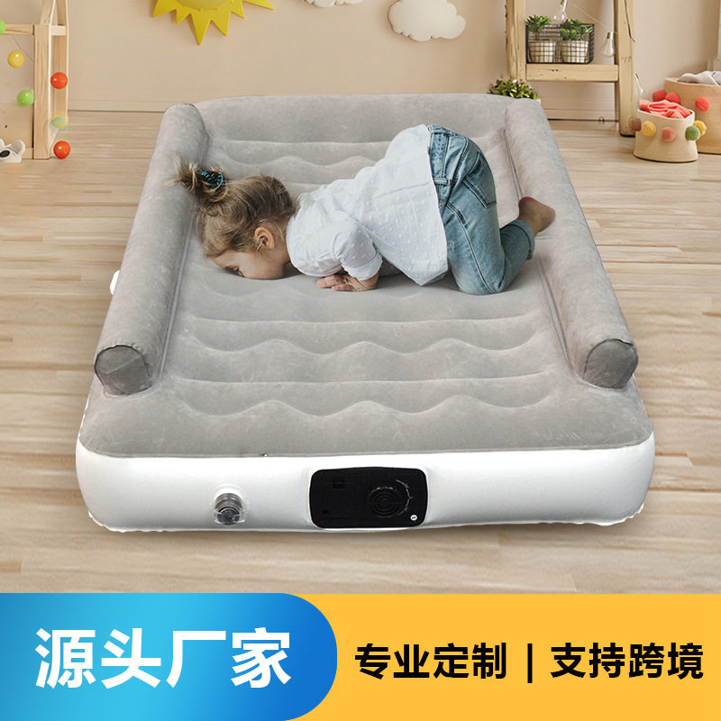 儿童室内PVC植绒充气床垫便携