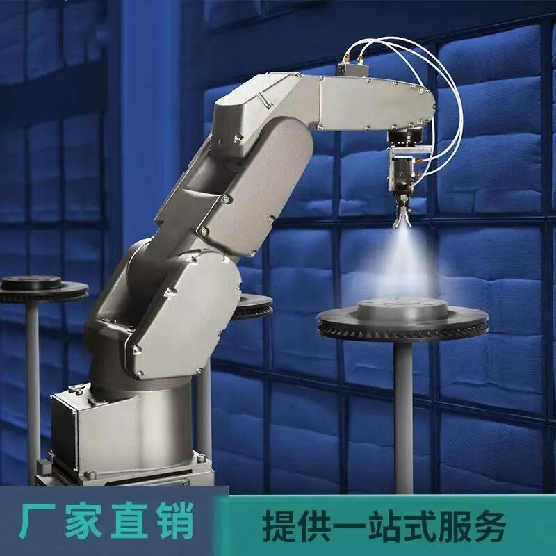 厂家供应国产汽车刹车盘喷漆线设备 汽车配件机器人涂装车间厂家