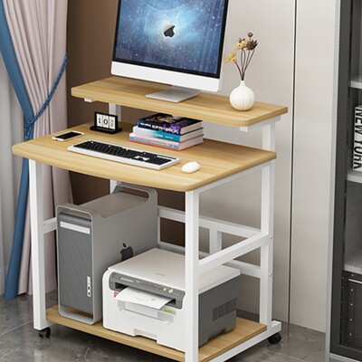 小型电脑桌家用台式迷你书桌可移动床边桌简易小户型6074cm电脑桌