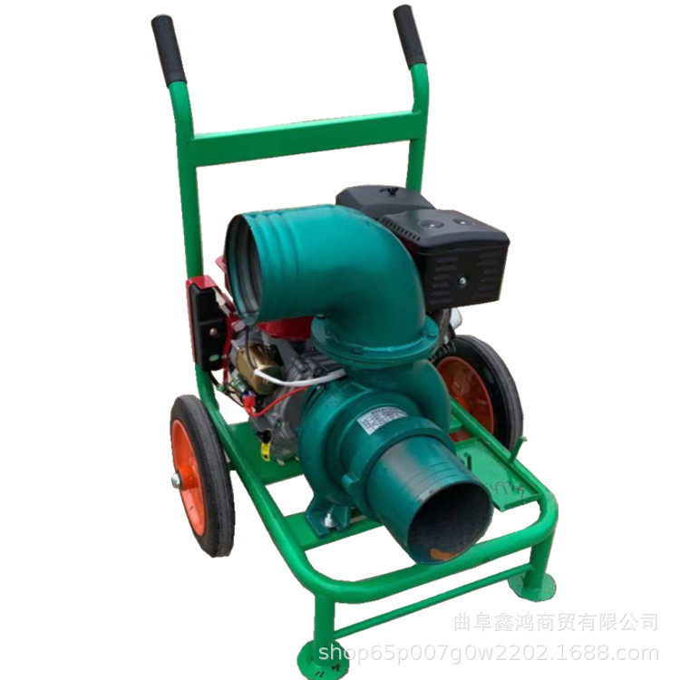 180立方柴油离心泵图片 手推式3寸汽油抽水泵 浇灌柴油离心泵6寸