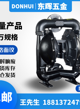 BSK气动隔膜泵BA50CI-9990/C991/DTT3/CTT3/CBB1-A C容积水泵2寸