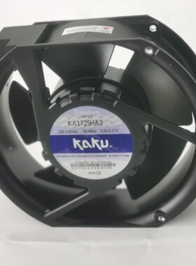KA1725HA2原装台湾kaku防水散热风扇AC220V1725椭圆机柜风机