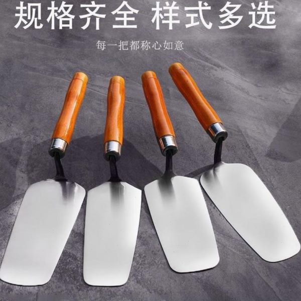 工匠一体抹子瓷砖皿贴灰匙瓦墙泥工具砌德国进口刀不锈钢砖工抹灰