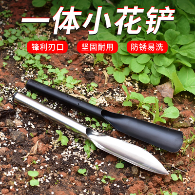 小铲子园艺工具家用养花种花挖土种菜不锈钢铲子小铁锹挖野菜神器