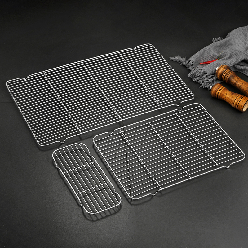 不锈钢烧烤网隔网网格长方形网片篦子沥油分数盆网架网片方形网