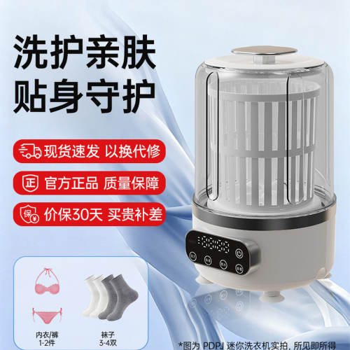 PDPJ内衣洗衣机洗脱一体无线便携