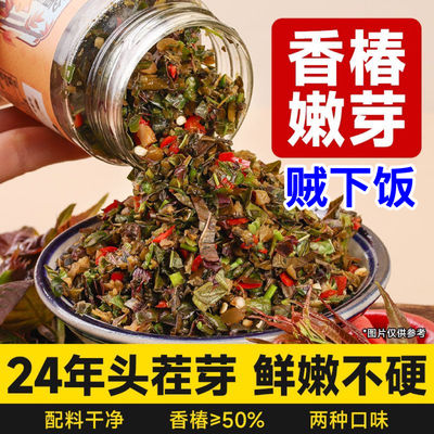 香椿芽咸菜山东特产2024新鲜腌制香椿头下饭菜1000g酱菜头茬香椿