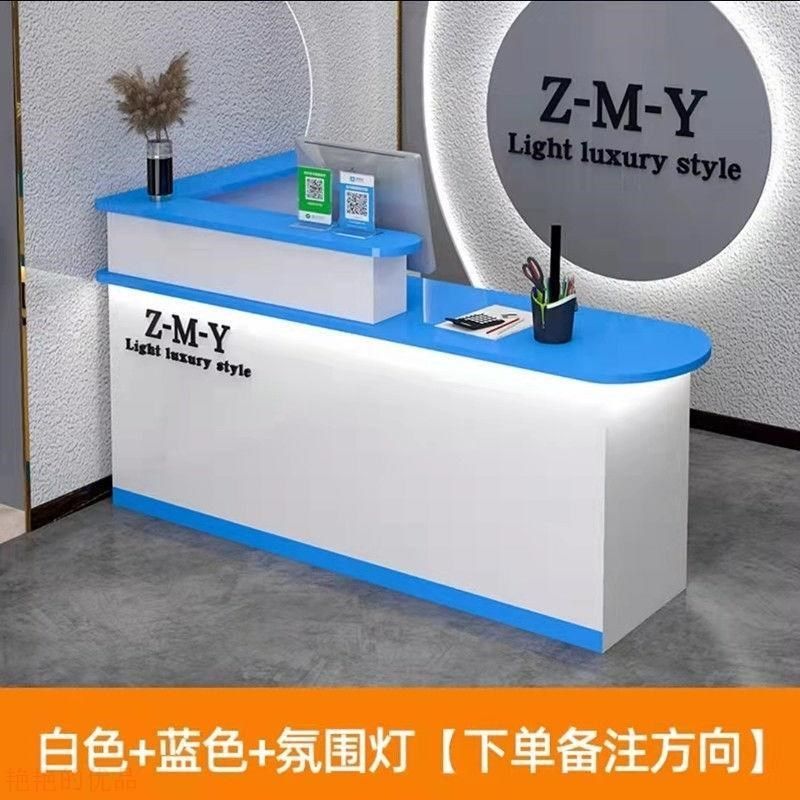 现代收银台小型柜台服装店拐角吧台理发店吧台公司前台接待台简约,商业/办公家具,操作台,淘宝优惠券,粉丝福利购,淘宝优惠卷