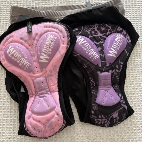 骑行裤女士户外骑行运动内裤3D加厚硅胶坐垫三角内裤轻质速干裤