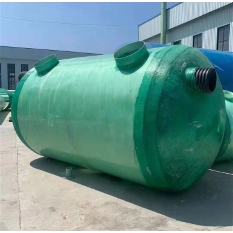 玻璃钢储水罐污水池工厂养殖化粪池一体式10/5L0/75/100成品化粪
