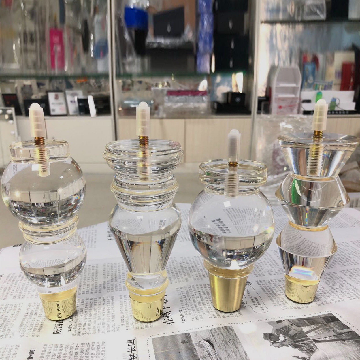 批发厂家沙发脚亚克力透明水晶脚床脚支撑脚加高橱柜脚金属桌脚