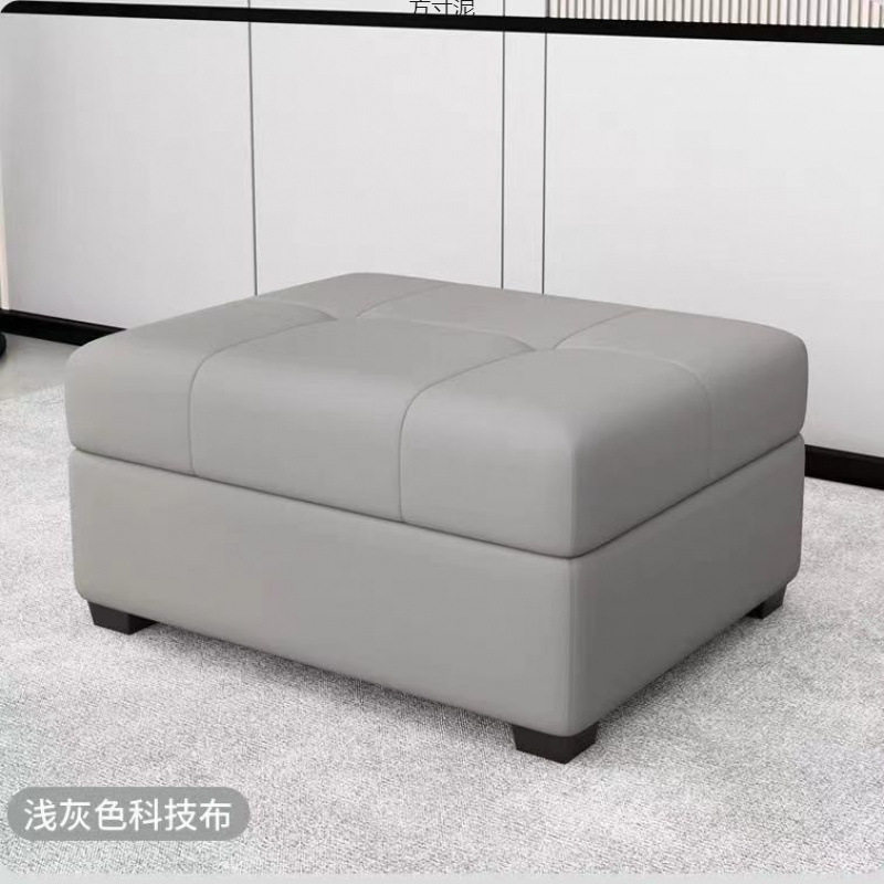 现代轻奢简约入户换鞋储物沙发凳