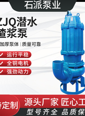 ZJQ潜水抽沙泵抽沙泵泥浆泵潜污泵立式渣浆泵河底清淤搅拌泥沙泵