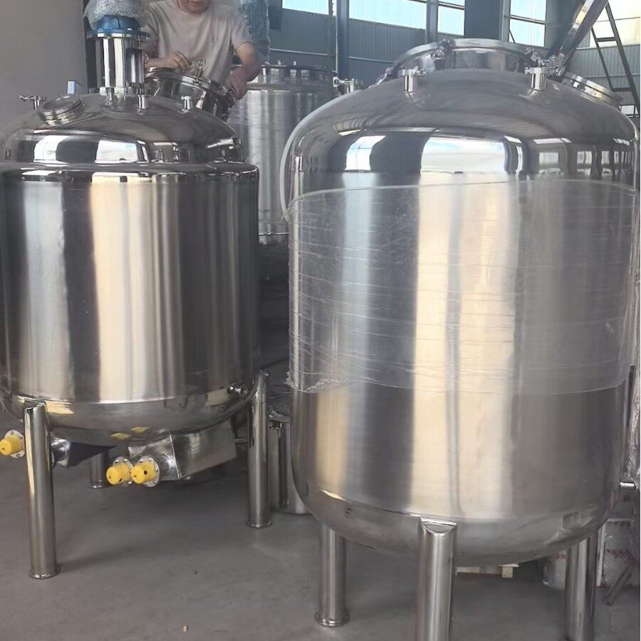 不锈钢电加热1000L配料搅拌罐
