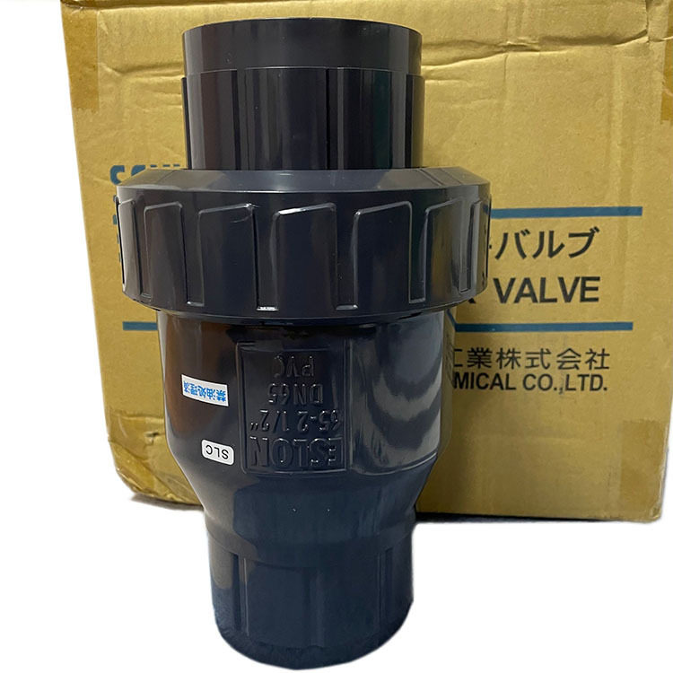 双由令球形止回阀DN32，1.0MPa CLEAN-PVC承插粘接日本积水