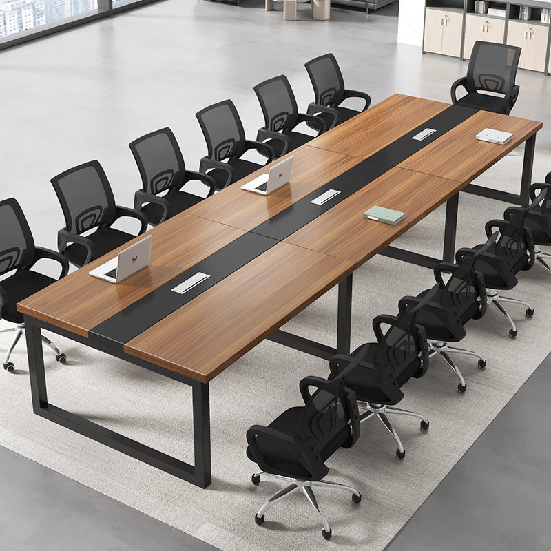 办公桌椅会议桌现代简约组合长桌小型会议室洽谈桌长条桌子工作台