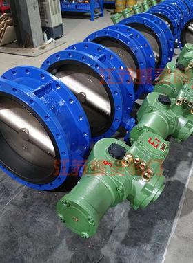 智能化一体式 隔爆矿用电动蝶阀 WSD941X-10Q DN500煤矿瓦斯阀门