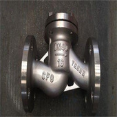 H41W 40P DN65 冠桓 铸钢升降式 法兰止回阀