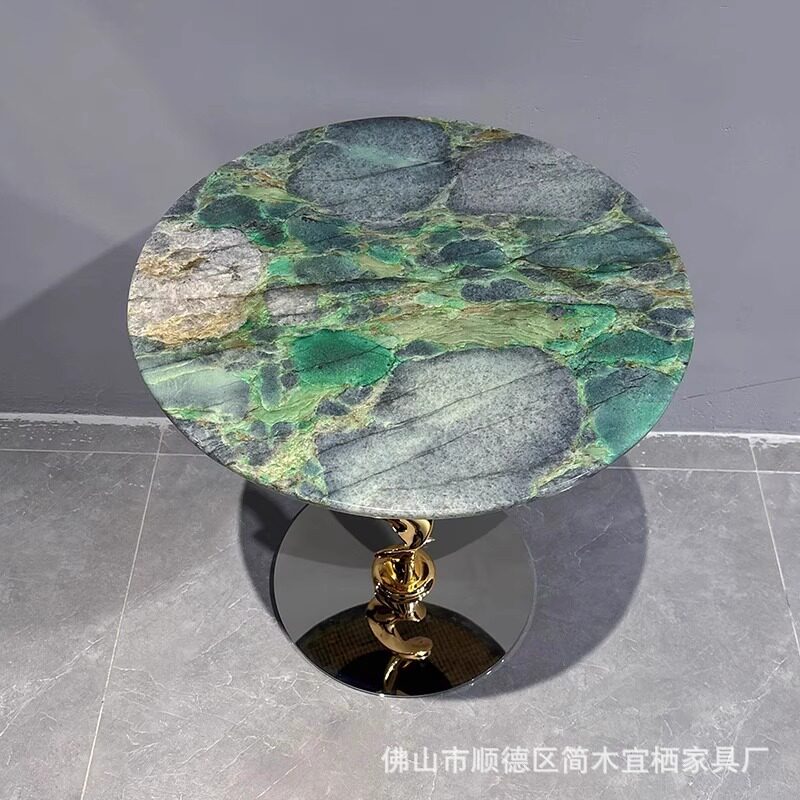 亚马逊绿奢石铂金钻客厅茶几
